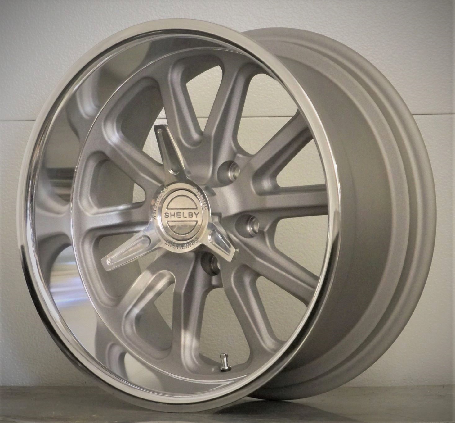 U111S US Mags silver gray with Shelby Spinners